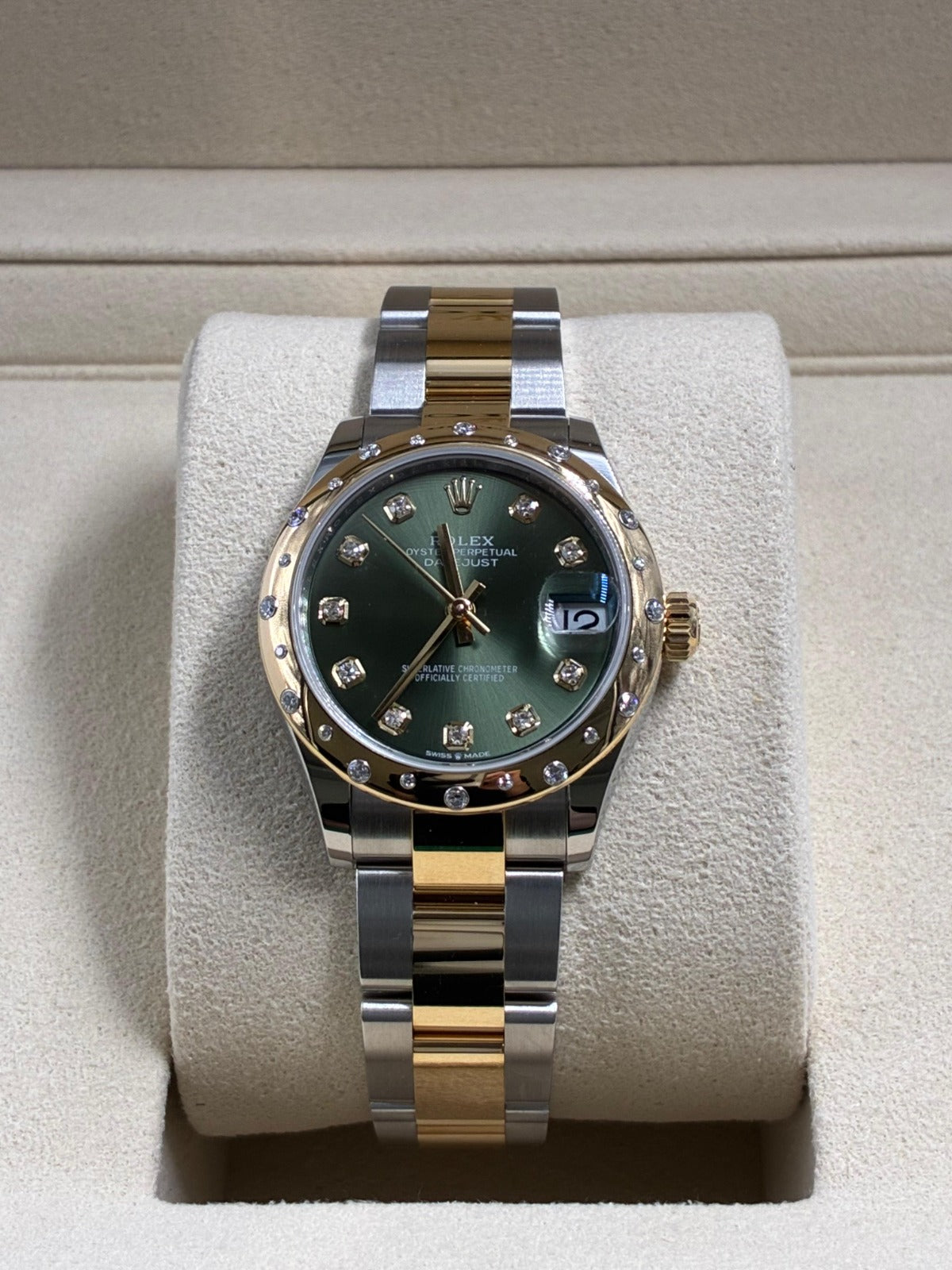 Rolex Datejust 31  278343G GREEN OYS