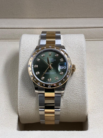 Rolex Datejust 31  278343G GREEN OYS