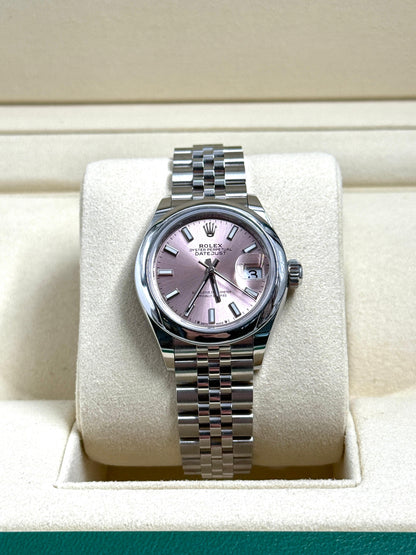 Rolex Lady-Datejust 279160 Pink Index Jubilee 2025