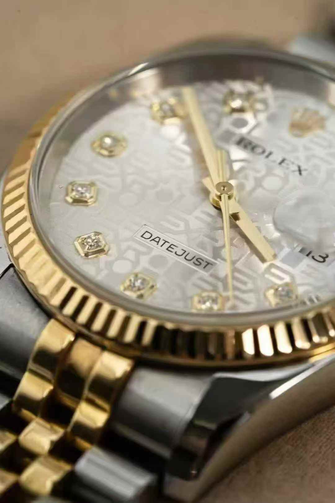 Rolex Datejust 36 116233 White Computer Naked
