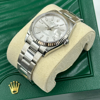 Rolex Datejust 36 126234 Silver Index Oyster 2026