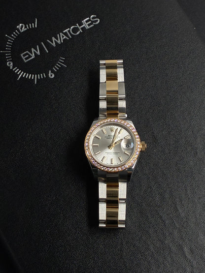 Rolex Lady-Datejust 28 m279383RBR-0018 Silver Index Oyster 2025