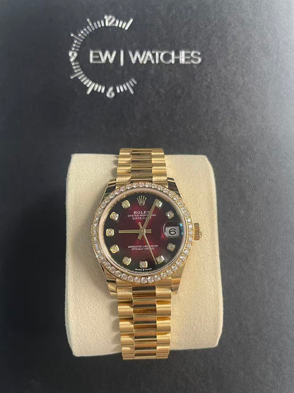 Rolex Datejust 31 278288RBR G Red Ombre President 2026