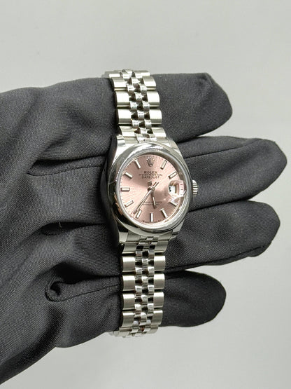 Rolex Lady-Datejust 279160 Pink Index Jubilee 2025