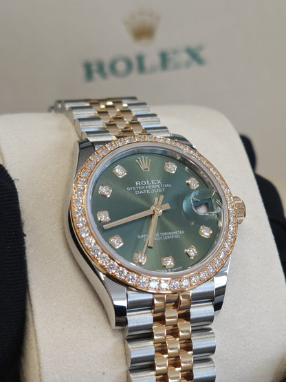 Rolex Datejust 31 278383RBR G Grünes Jubiläum 2025