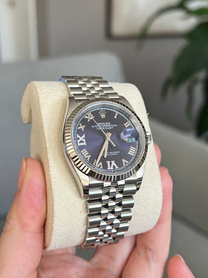 Rolex Datejust 36 126234 Lila VIIX Jubiläum 2024