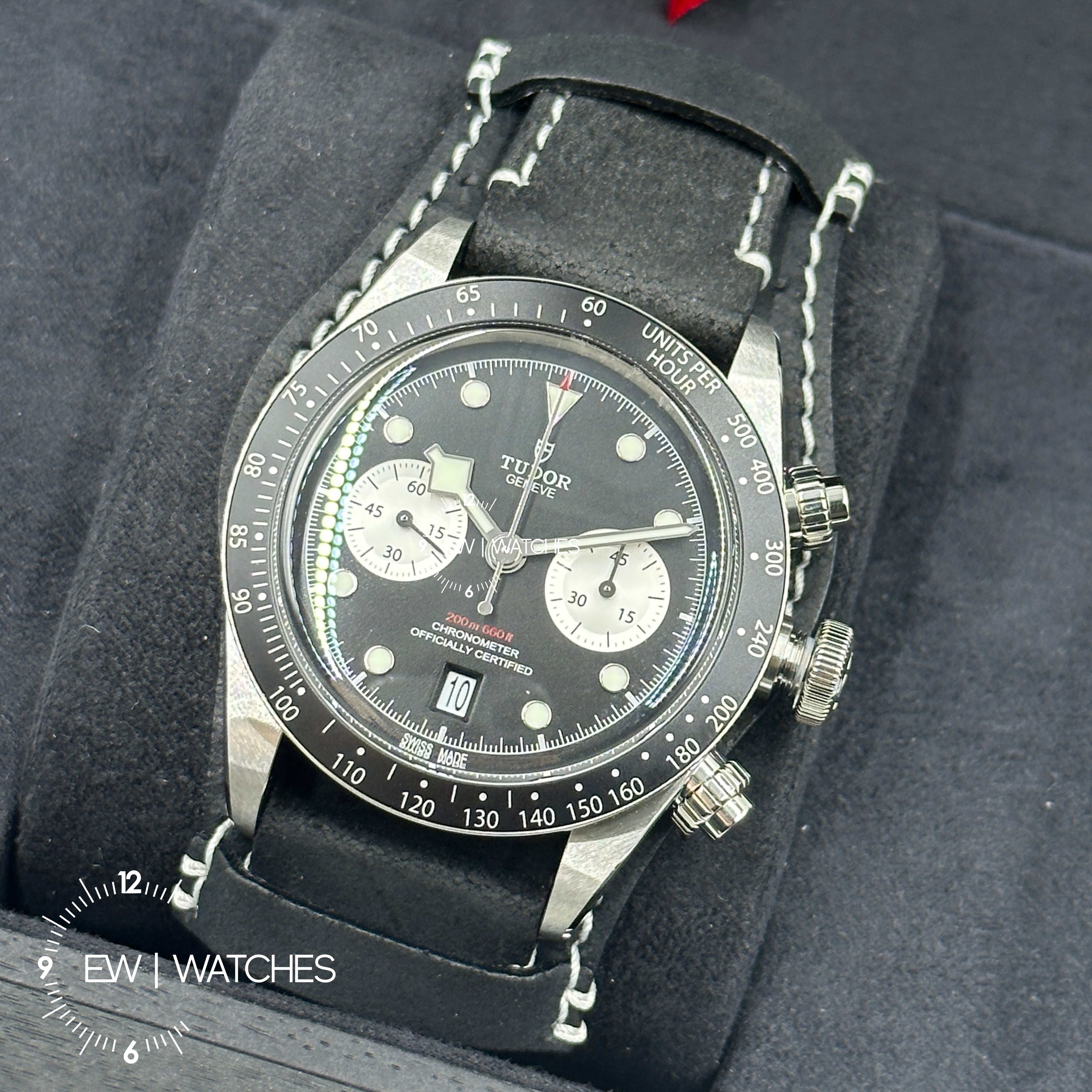 Tudor Black Bay Chrono 41mm 79360N-0005 Black Strap