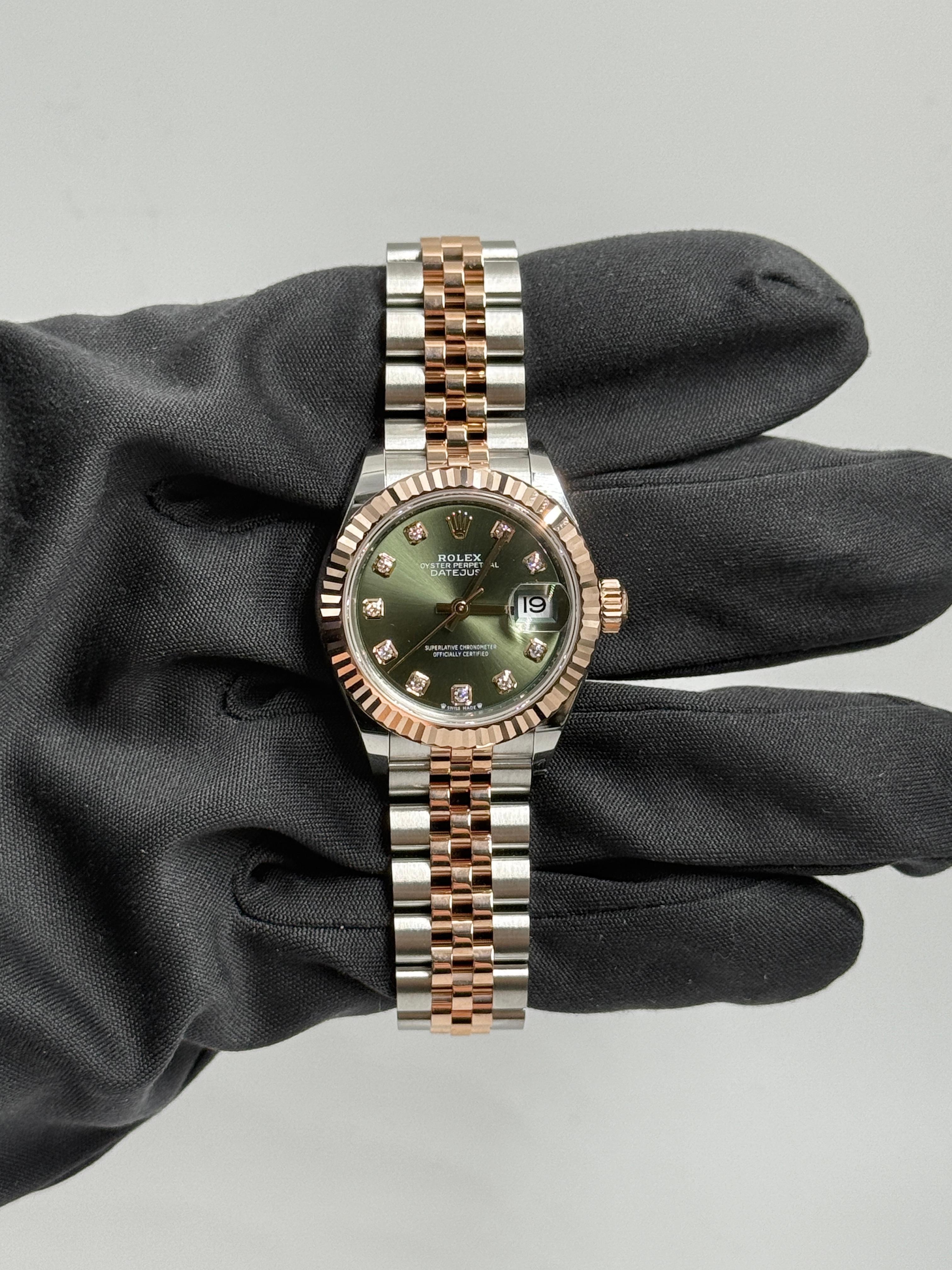 Rolex Lady-Datejust 279171G Green Jubilee 2025