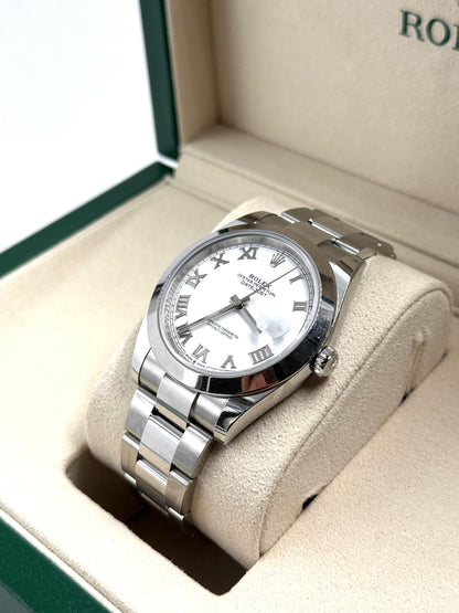 Rolex Datejust 41 126300 Weiße römische Auster 2024