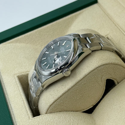 Rolex Datejust 36 126200 GREEN INDEX OYS