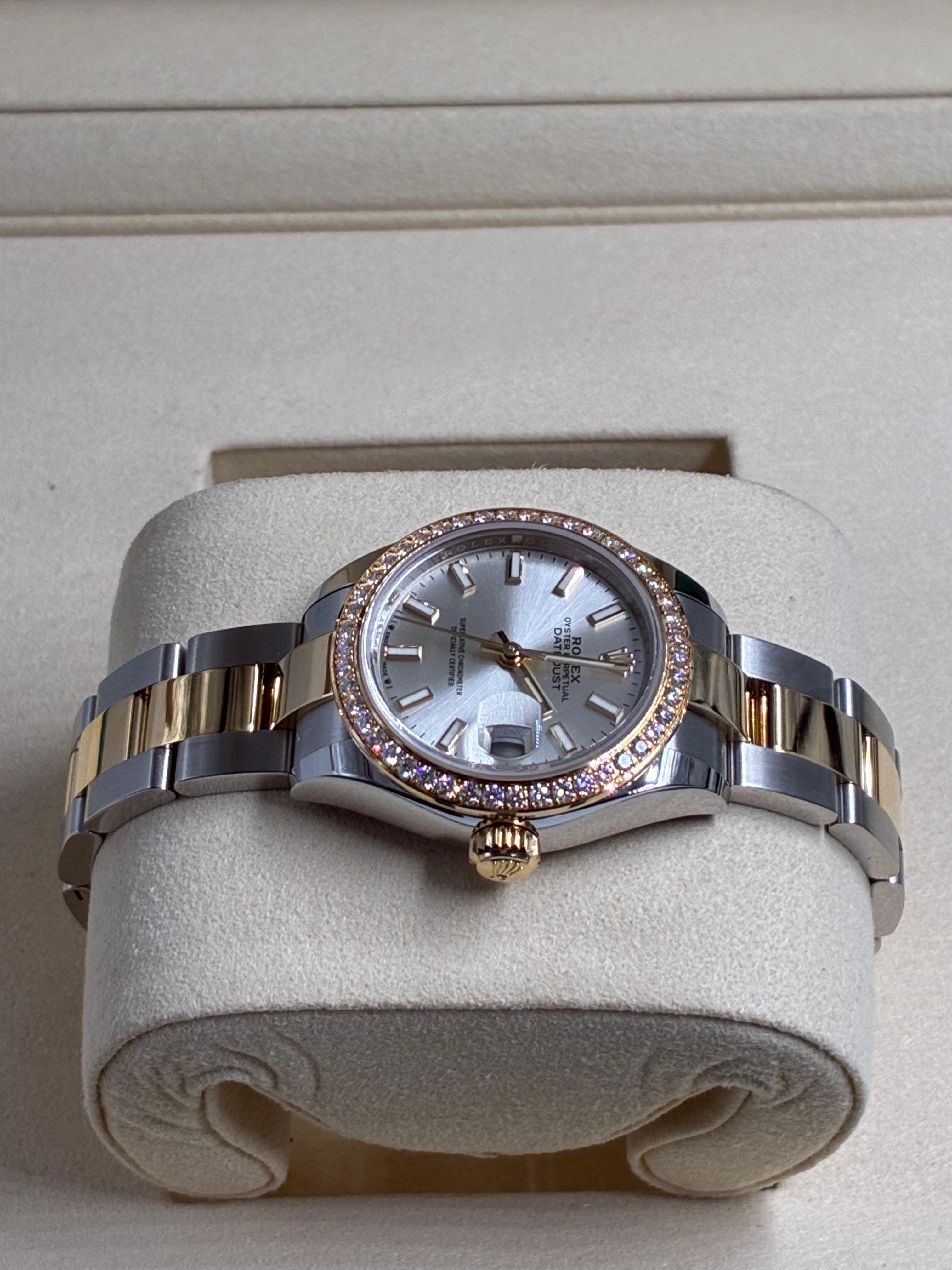 Rolex Lady-Datejust 28 m279383RBR-0018 Silver Index Oyster 2025