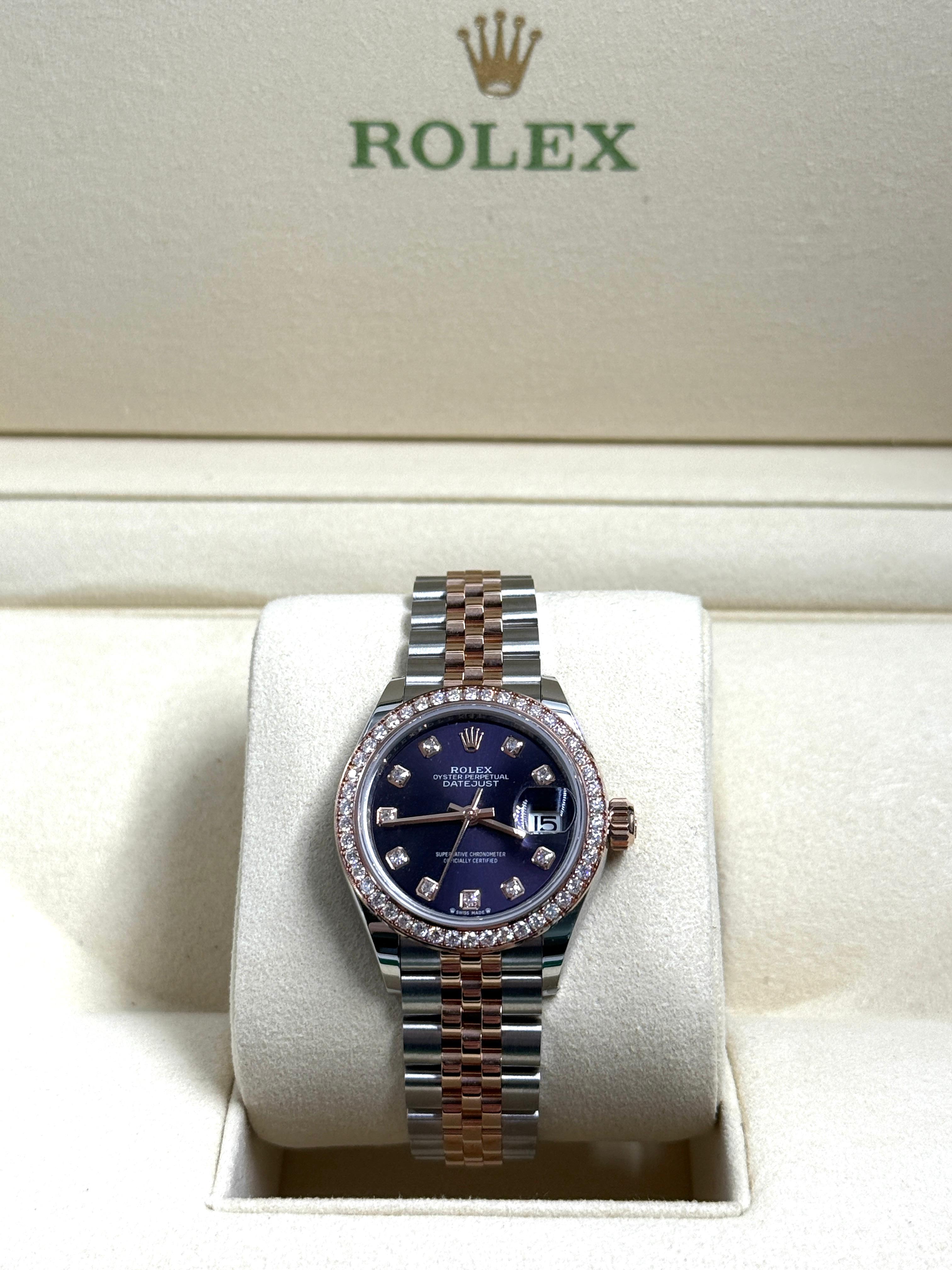 Rolex Lady-Datejust 279381RBR G PURPLE JUB