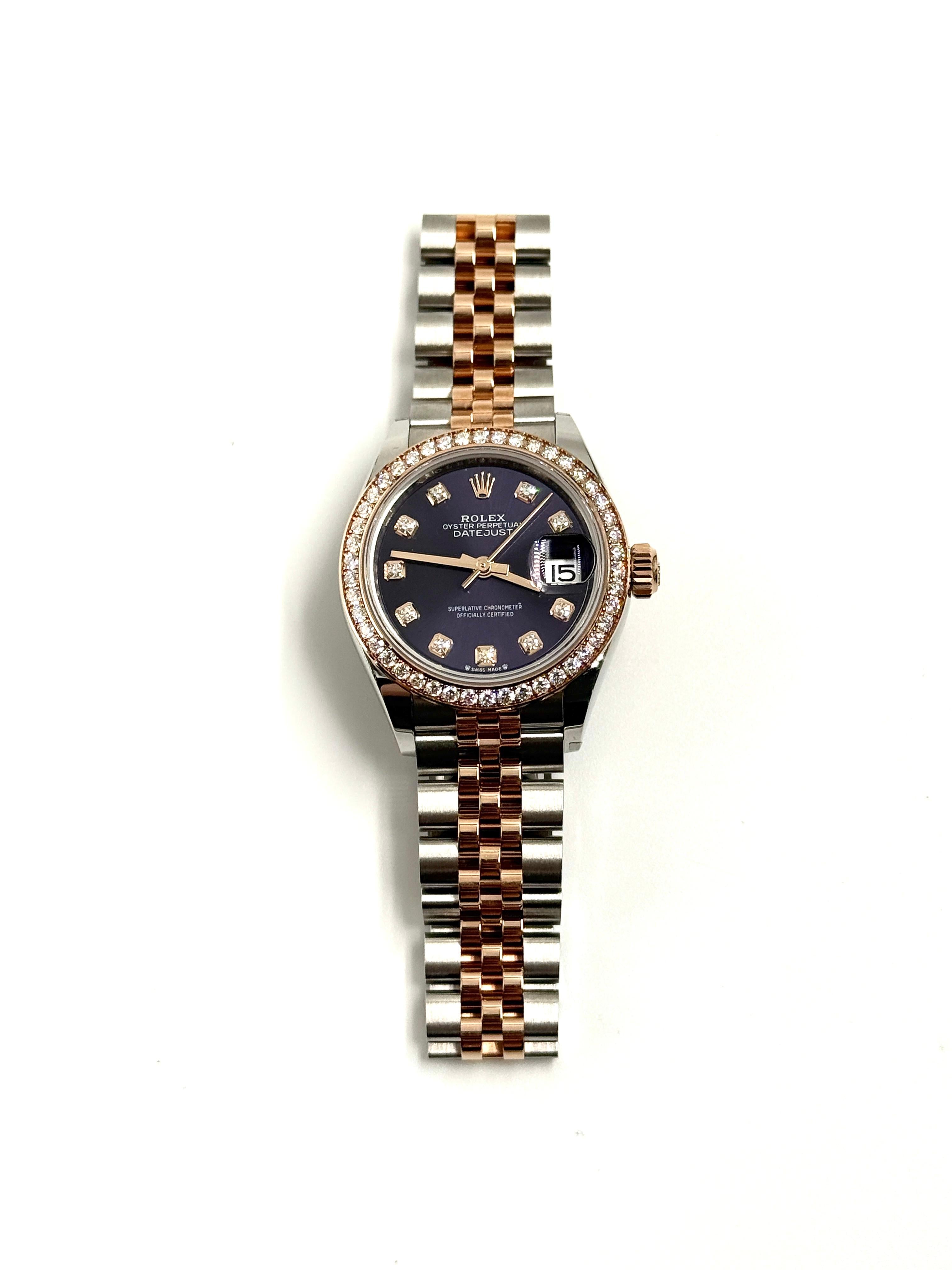 Rolex Lady-Datejust 279381RBR G PURPLE JUB