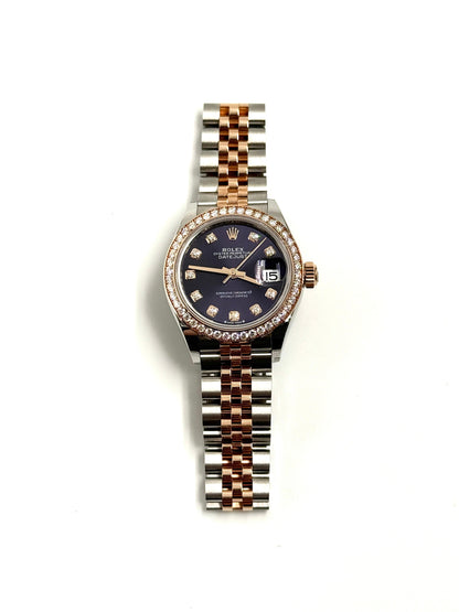 Rolex Lady-Datejust 279381RBR G PURPLE JUB