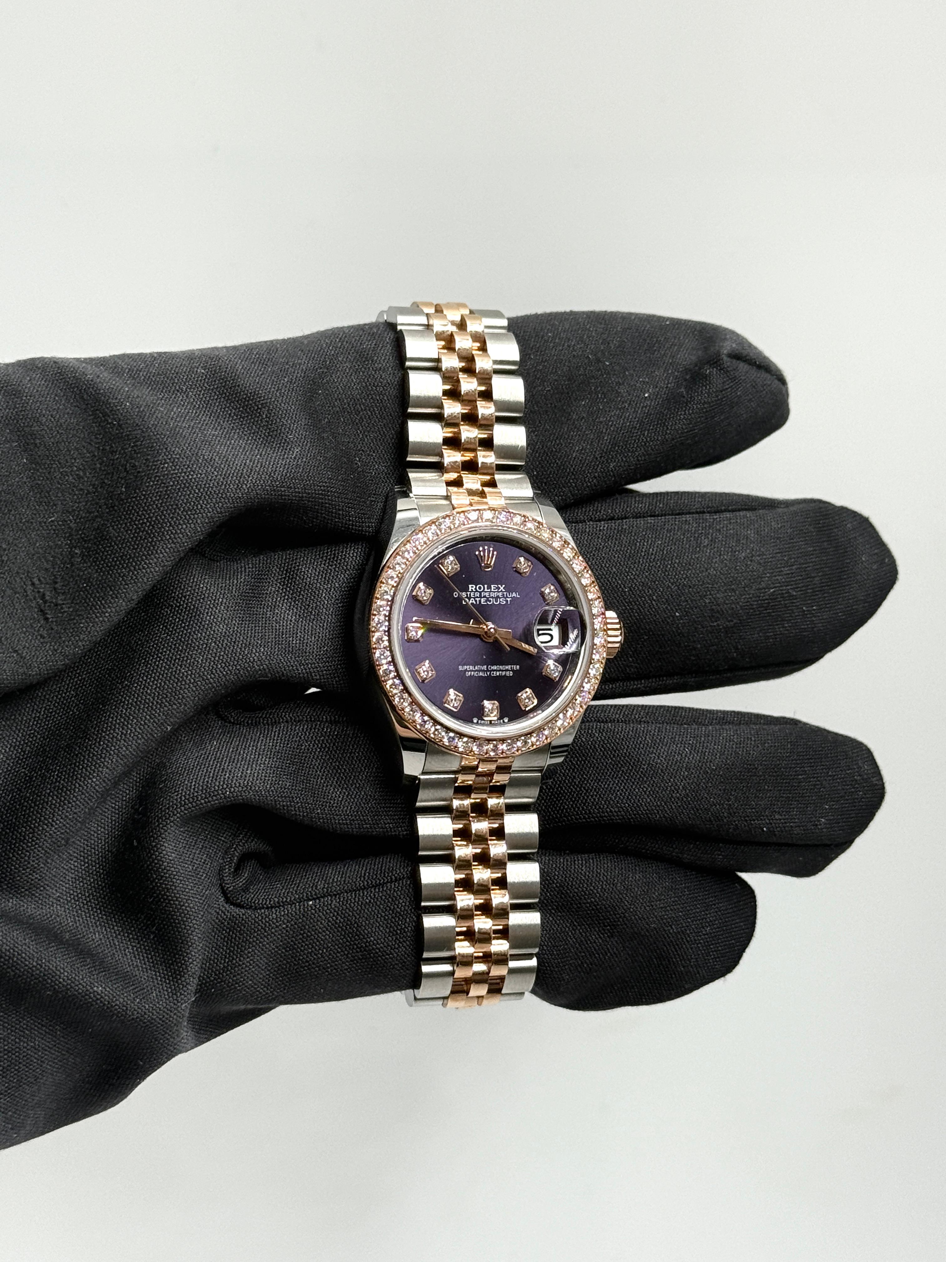 Rolex Lady-Datejust 279381RBR G PURPLE JUB