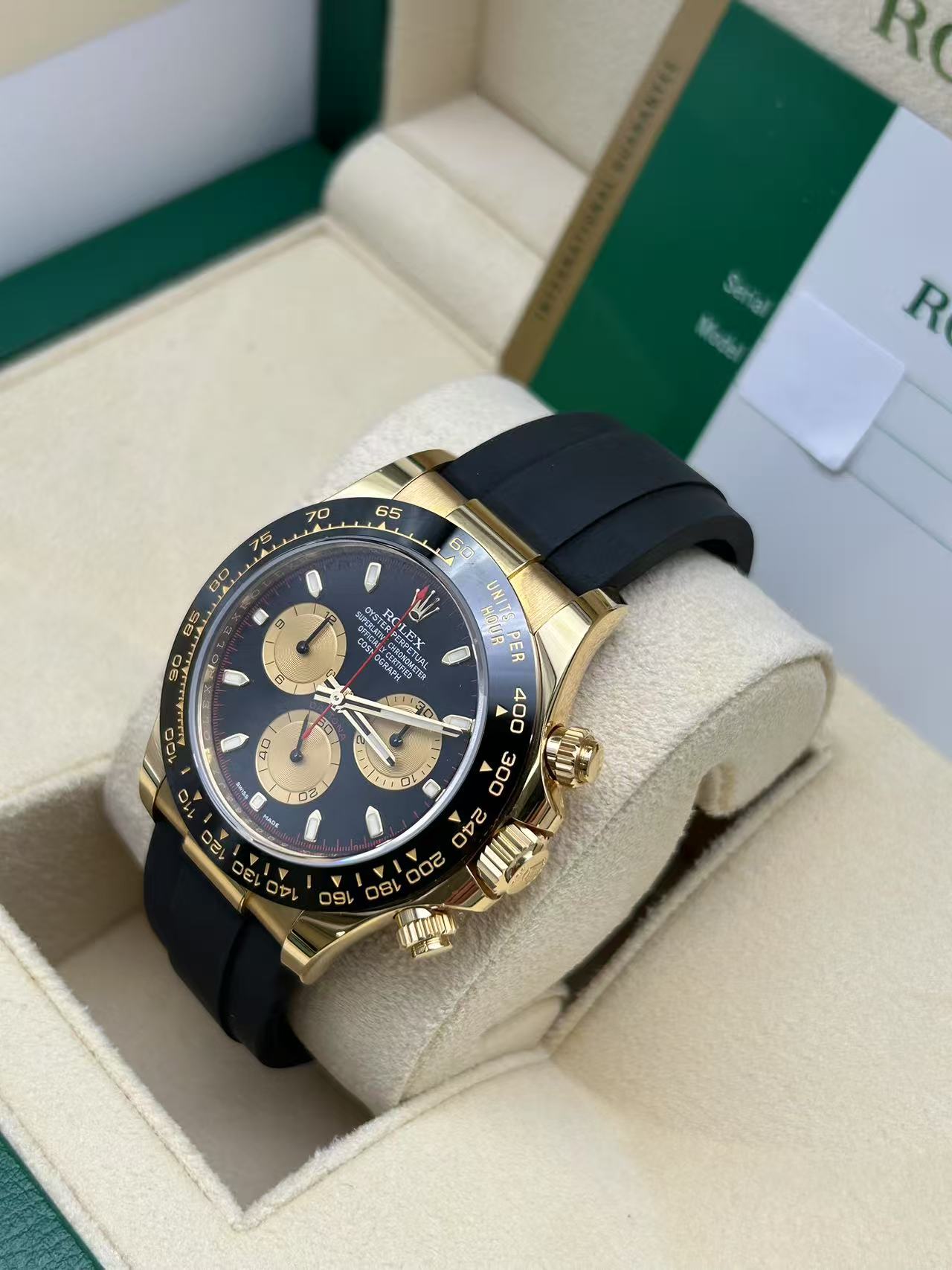 Rolex Cosmograph Daytona 116518LN Schwarz 2019