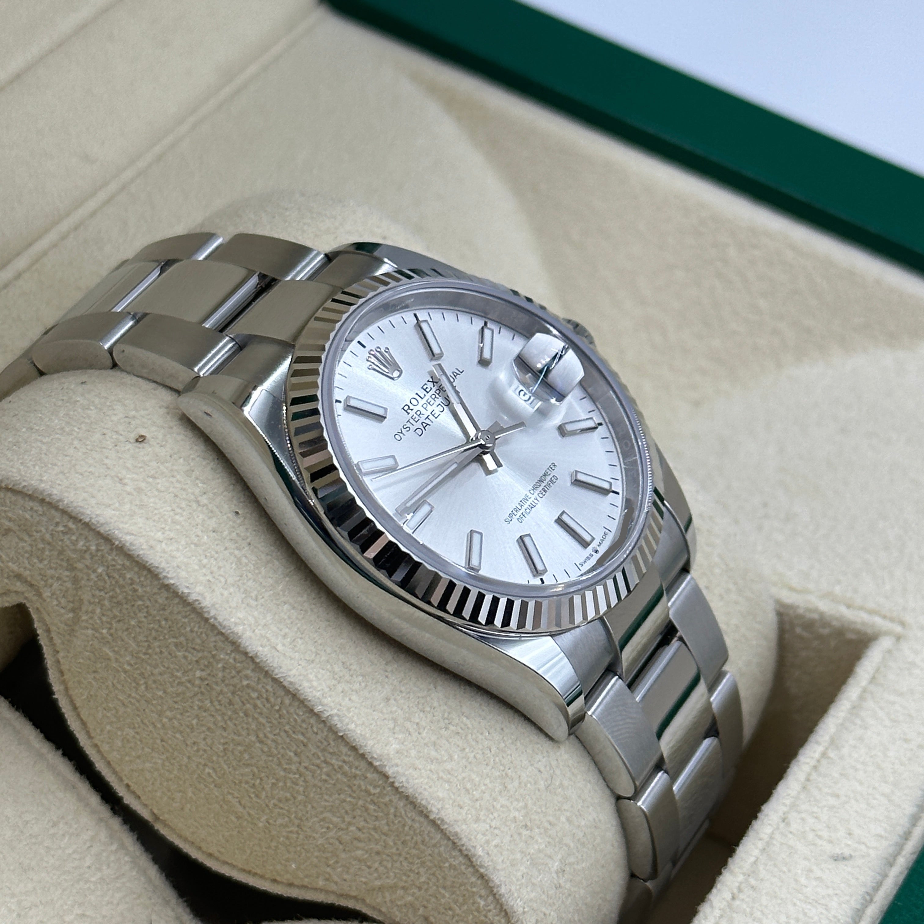 Rolex Datejust 36 126234 Silver Index Oyster 2026