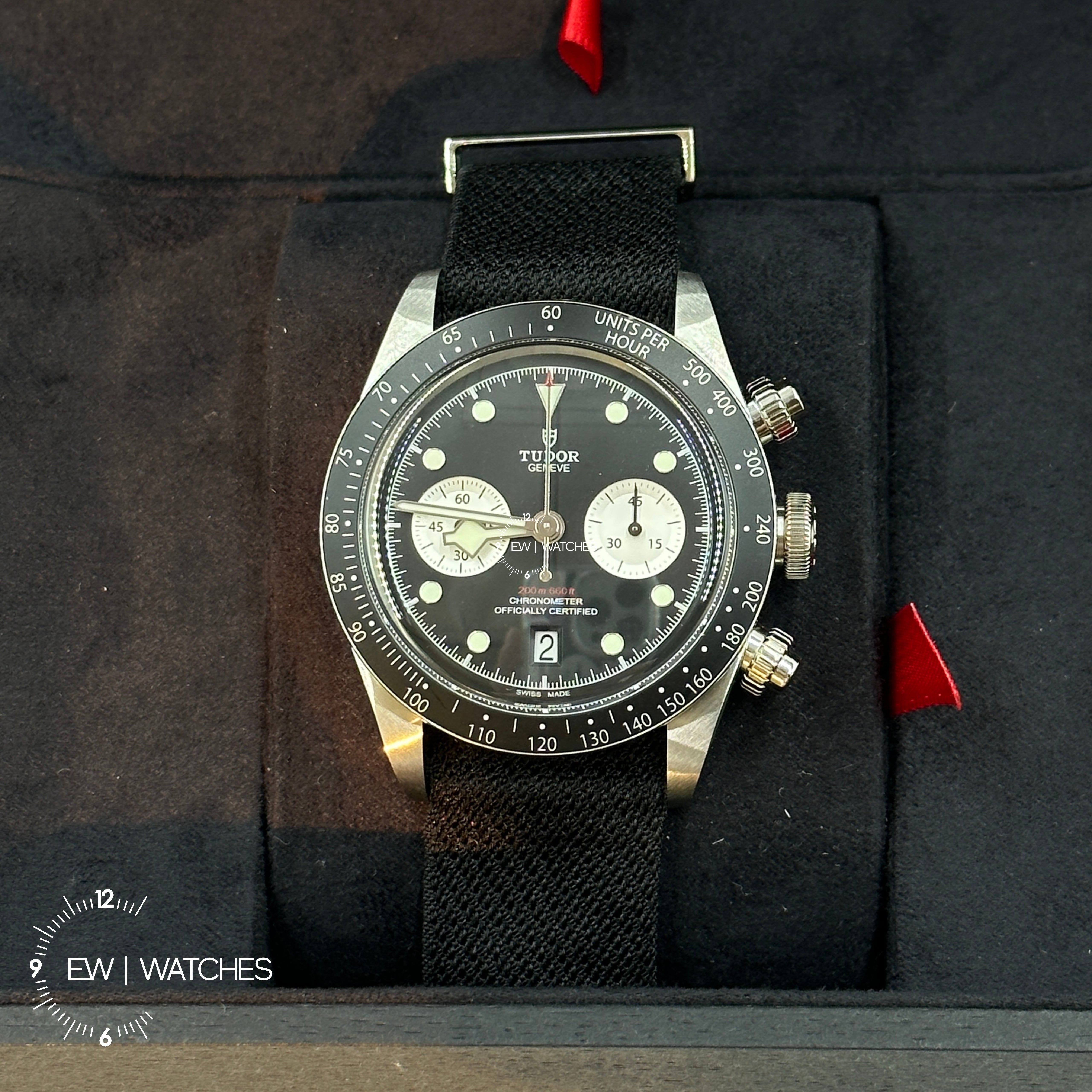 Tudor Black Bay Chrono 41mm 79360N-0007 Black Woven 2023