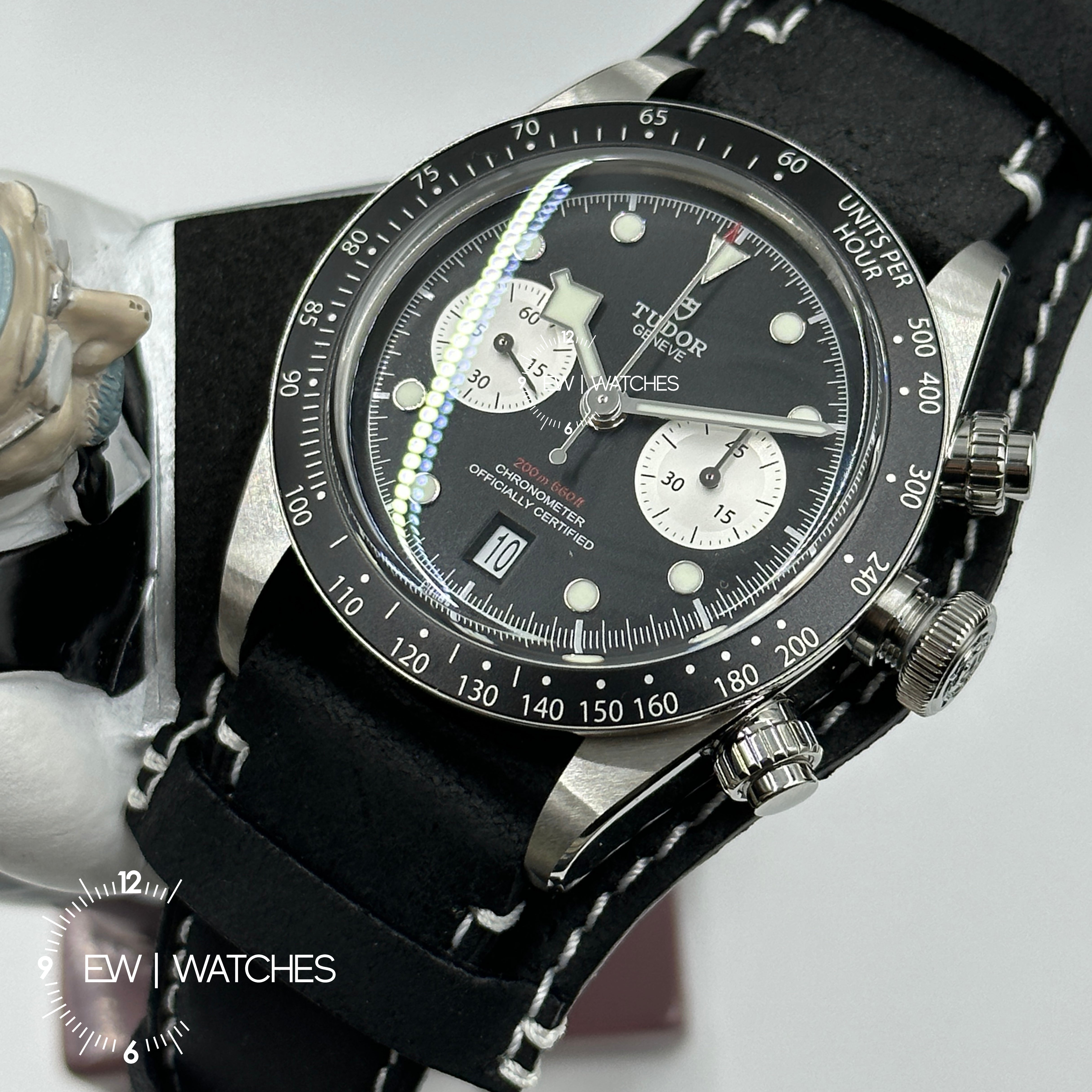 Tudor Black Bay Chrono 41mm 79360N-0005 Black Strap