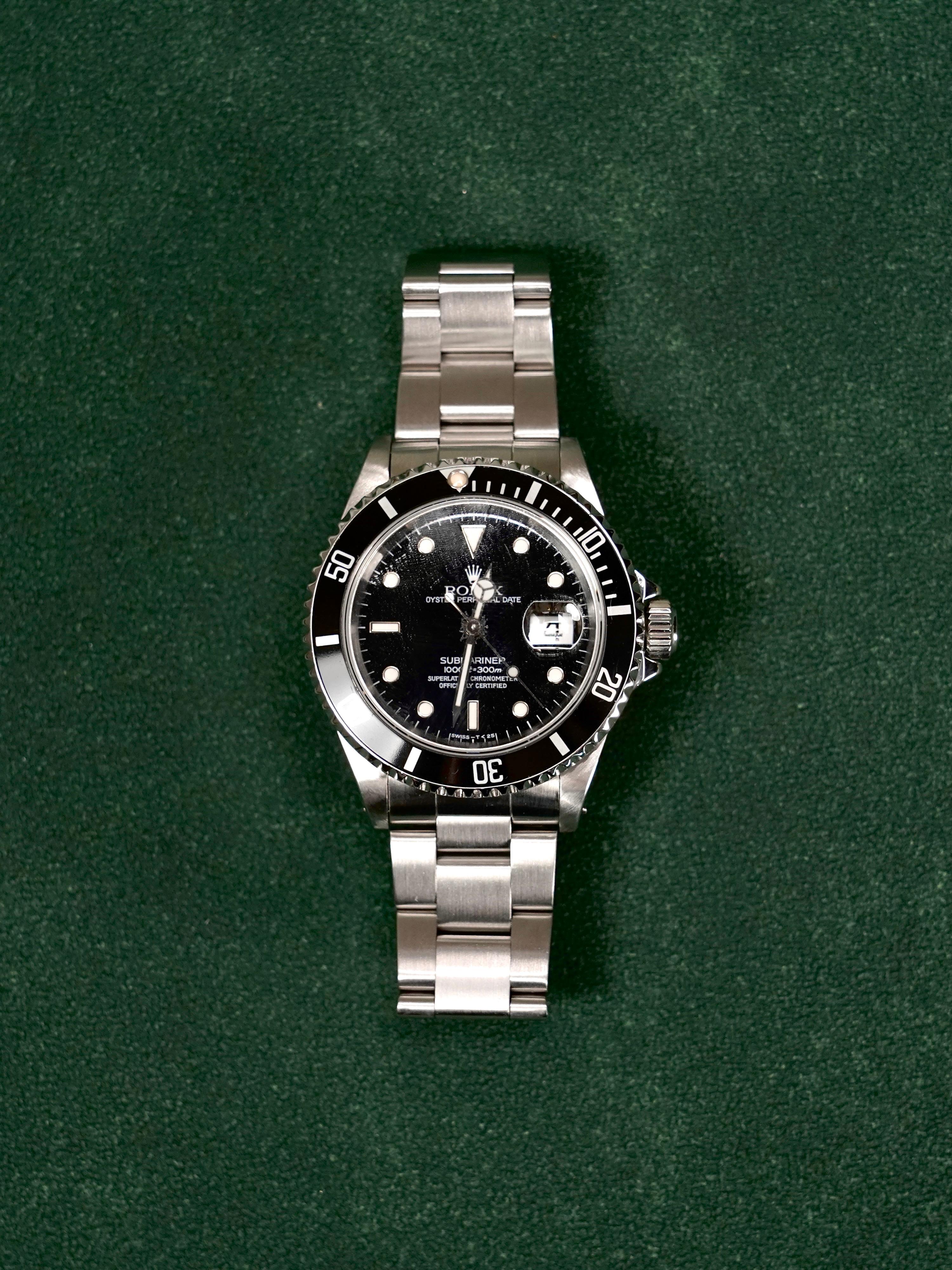 Rolex 16610 black 1996 original paper