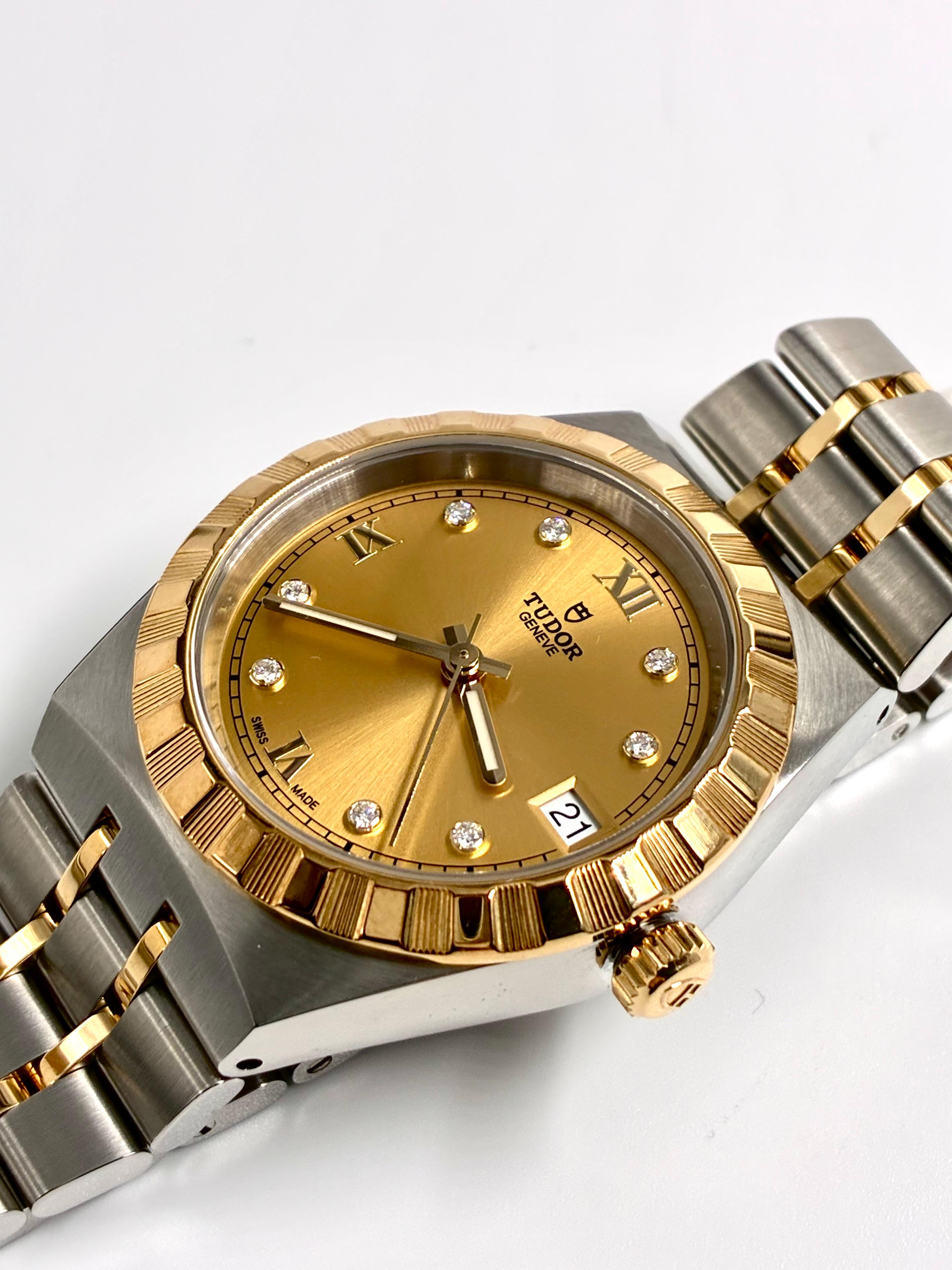 Tudor Royal Date 34 M28403-0006 Champagne Diamond 2026
