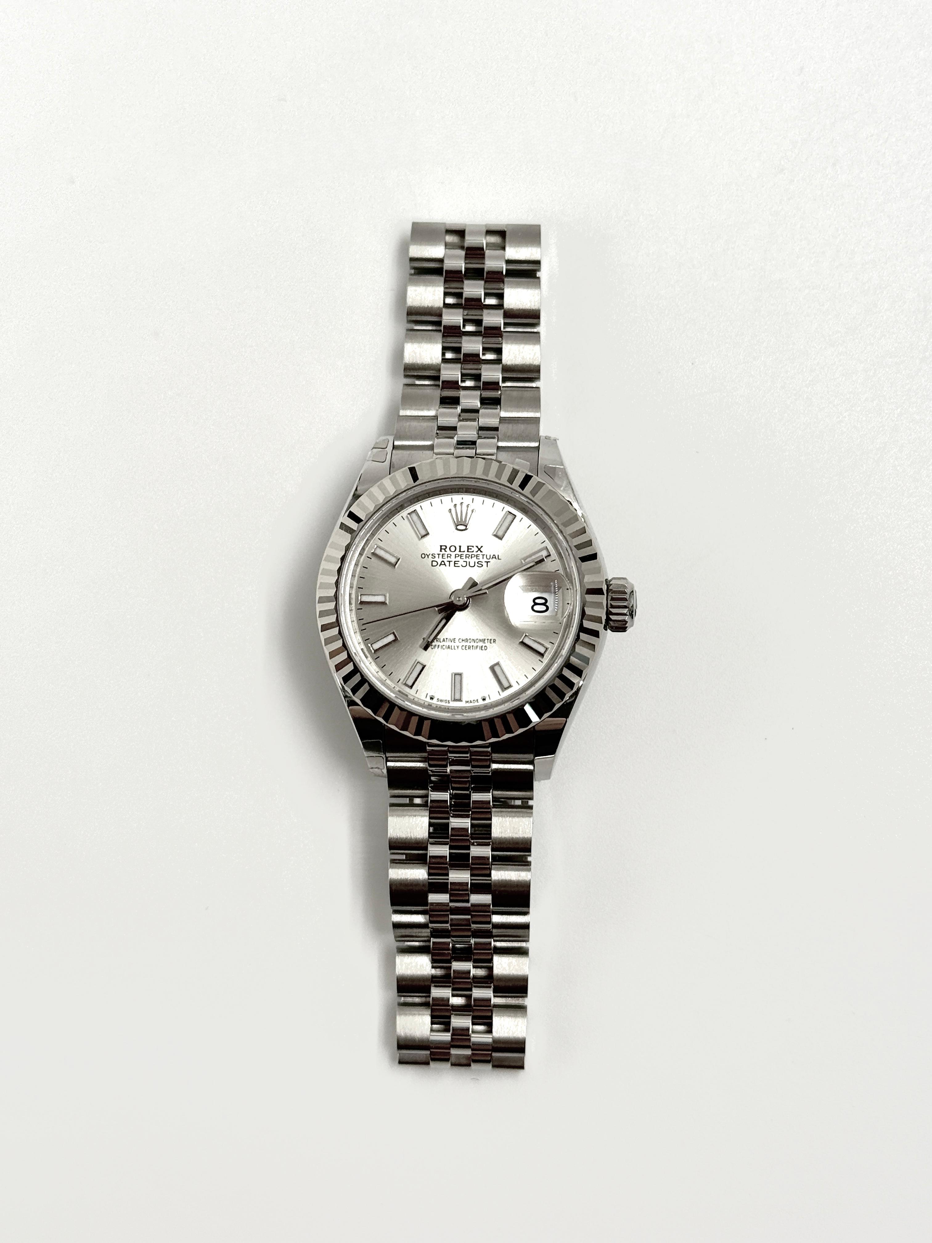 Rolex Lady-Datejust 279174 Silber Index Jubilee 2025