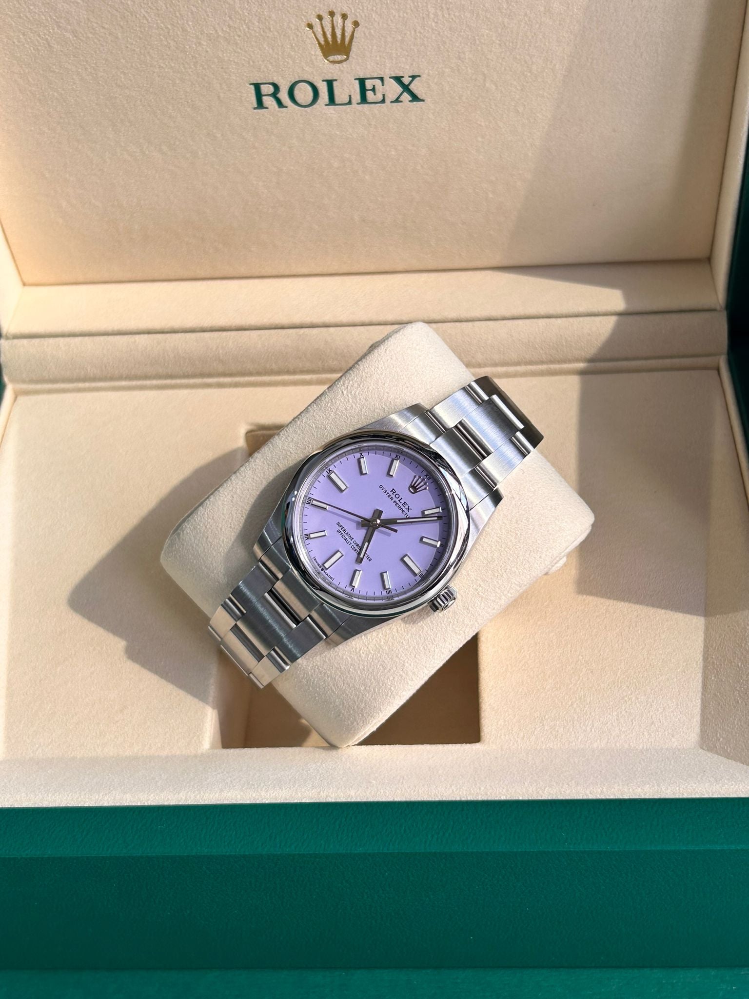 ROLEX Oyster Perpetual 34 124200LAVANDER
