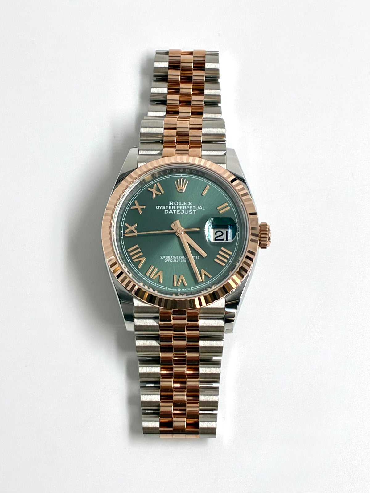 Rolex Datejust 36 126231 New Green Roman Jubilee 2026