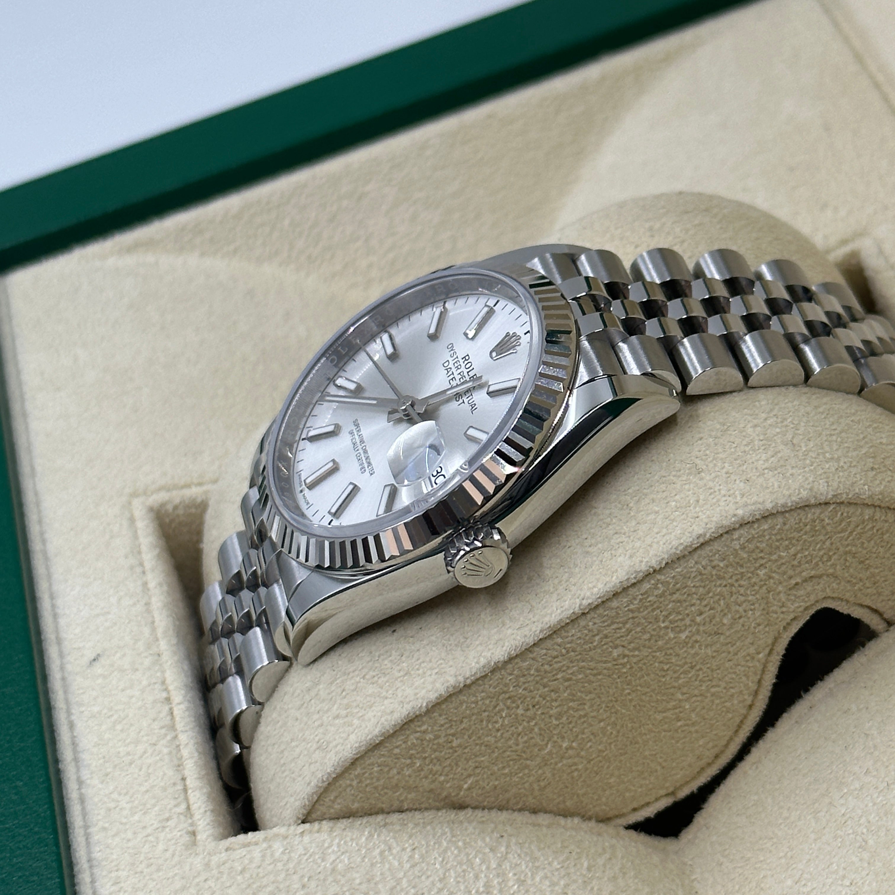 Rolex Datejust 36 126234 Silber Index Jubilee 2025