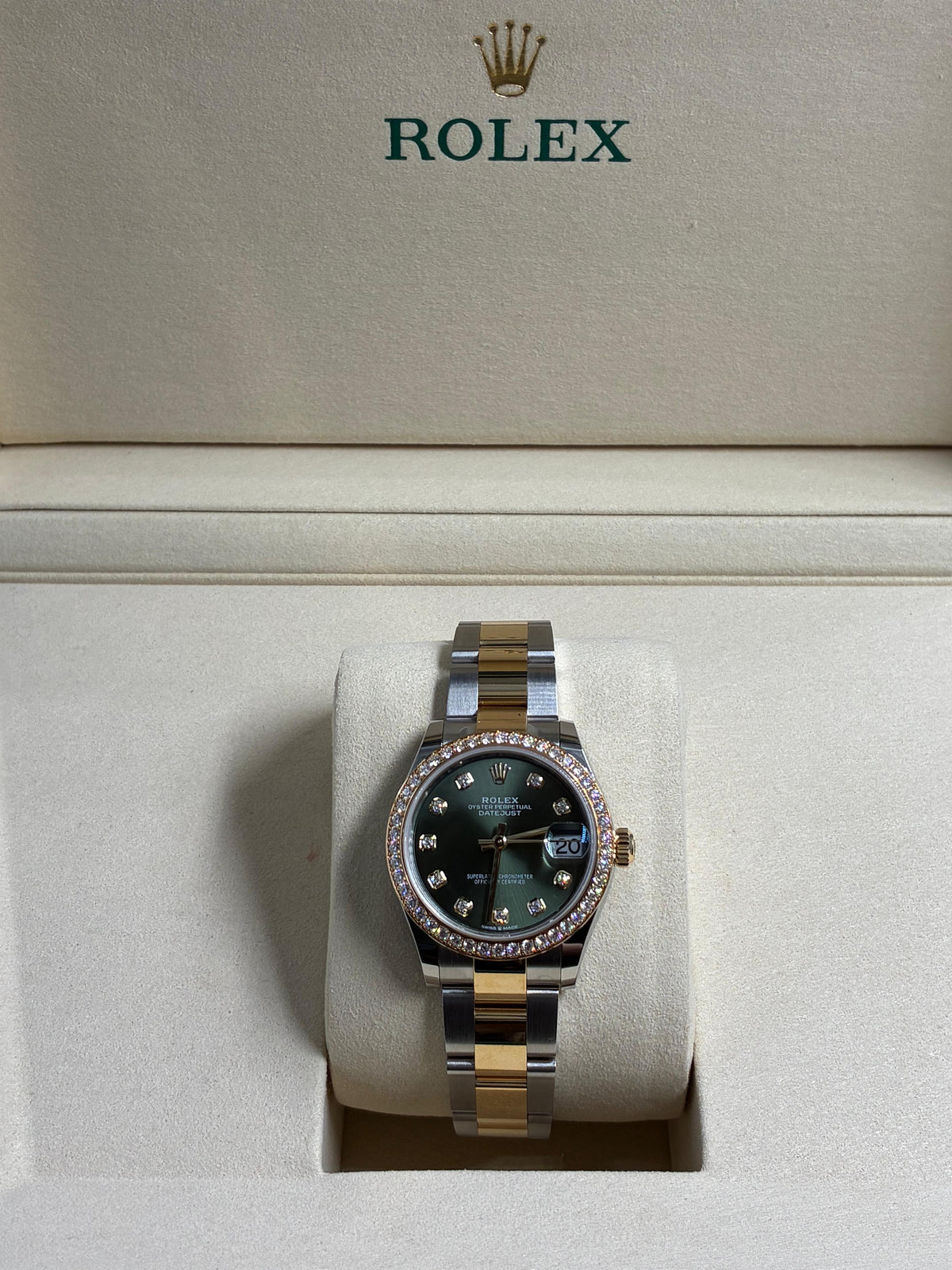 Rolex Datejust 31  278383RBR G GREEN Oyster 2026