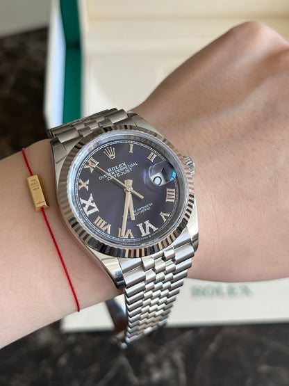 Rolex Datejust 36 126234 Lila VIIX Jubiläum 2024
