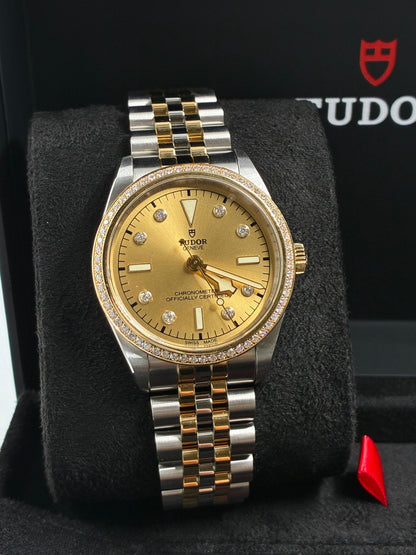 Tudor 79653-0007 Black Bay 36 S&G Diamond