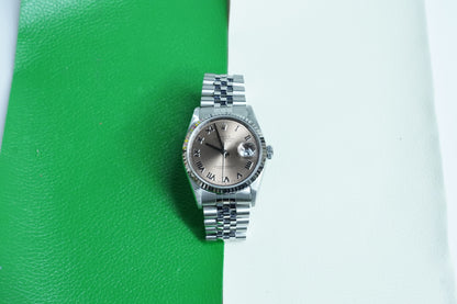 Rolex Datejust 36 16234 Pink Roman Jubilee 1999 full set