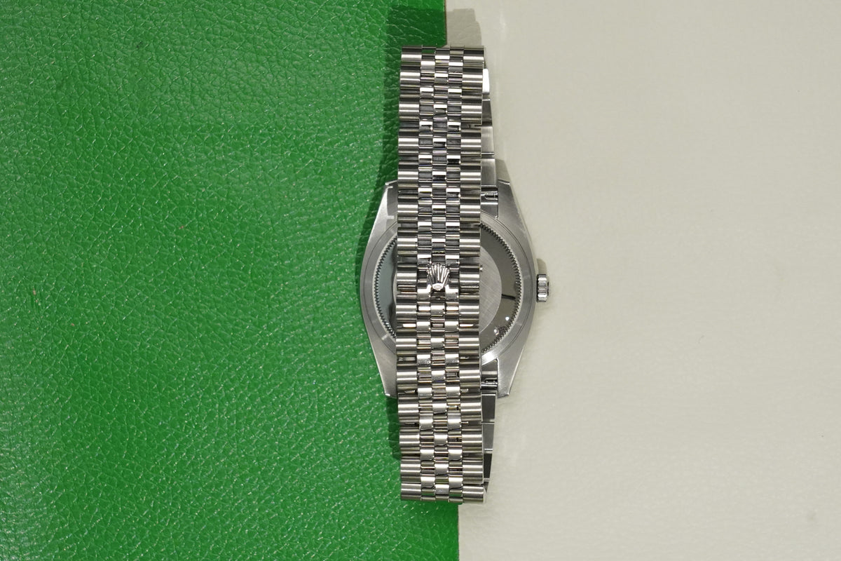 Rolex Datejust 36  116234G Blue Computer Jubilee 2017 Full Set