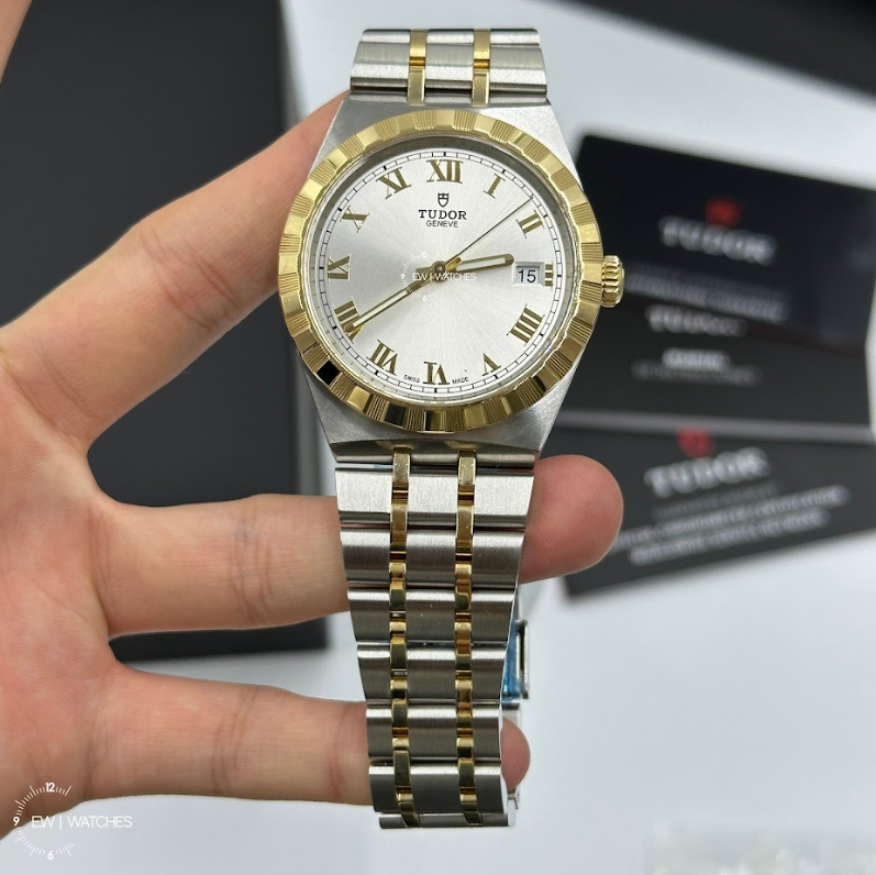 Tudor Royal 38mm 28503-0001 Silver Roman Steel 2022