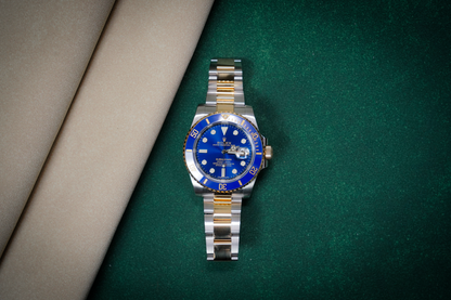 ROLEX 116613lb blue 2018 original paper