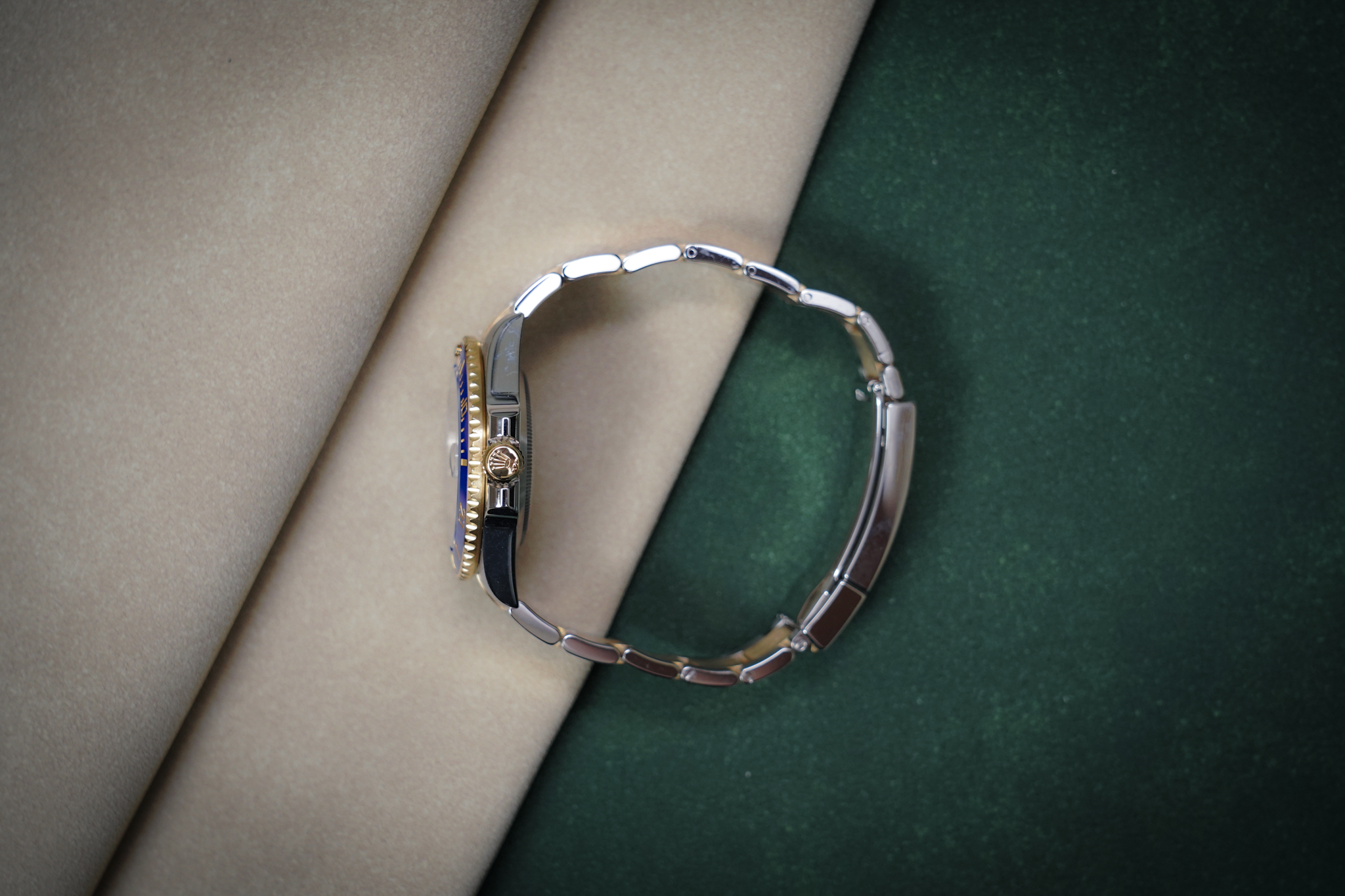 ROLEX 116613lb blue 2018 original paper