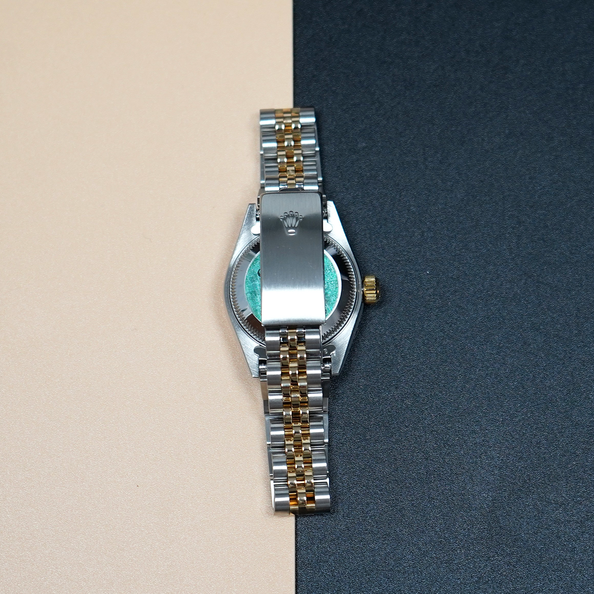 Rolex Lady-Datejust 79173G Blue Vignette Jubilee 2004 full set