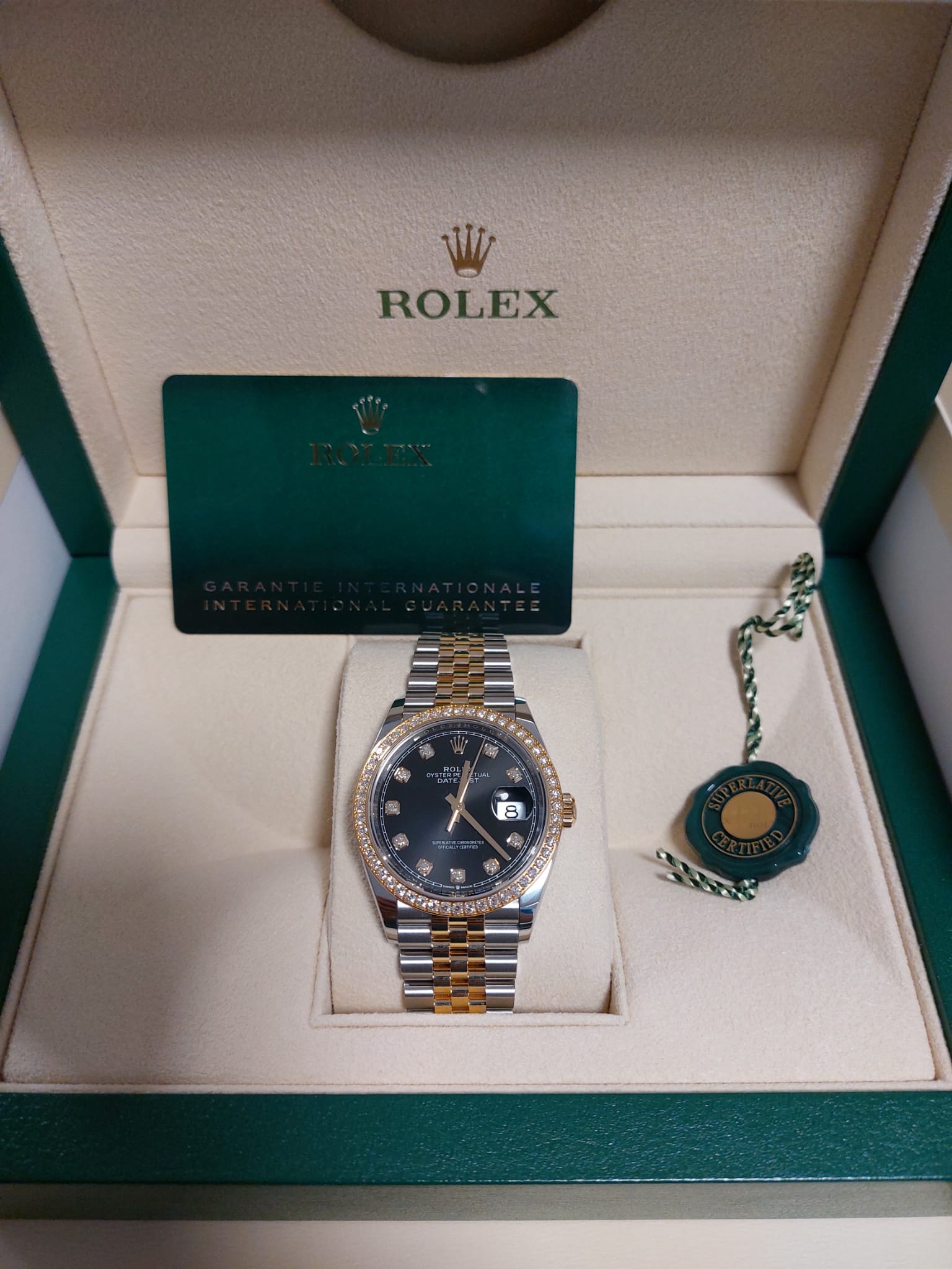 Rolex Datejust 36 126283RBR G Schwarzes Jubiläum 2025