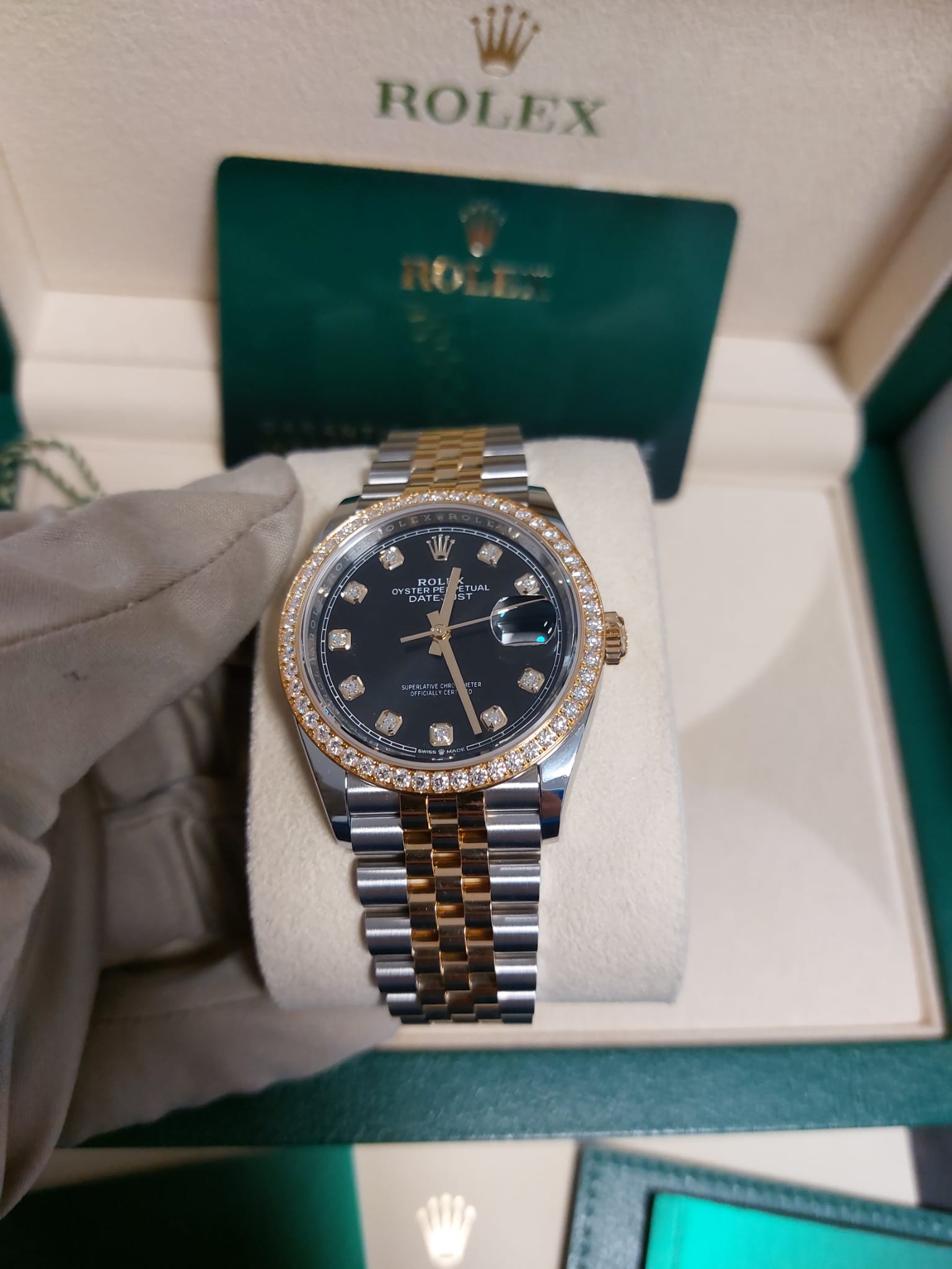 Rolex Datejust 36 126283RBR G Schwarzes Jubiläum 2025