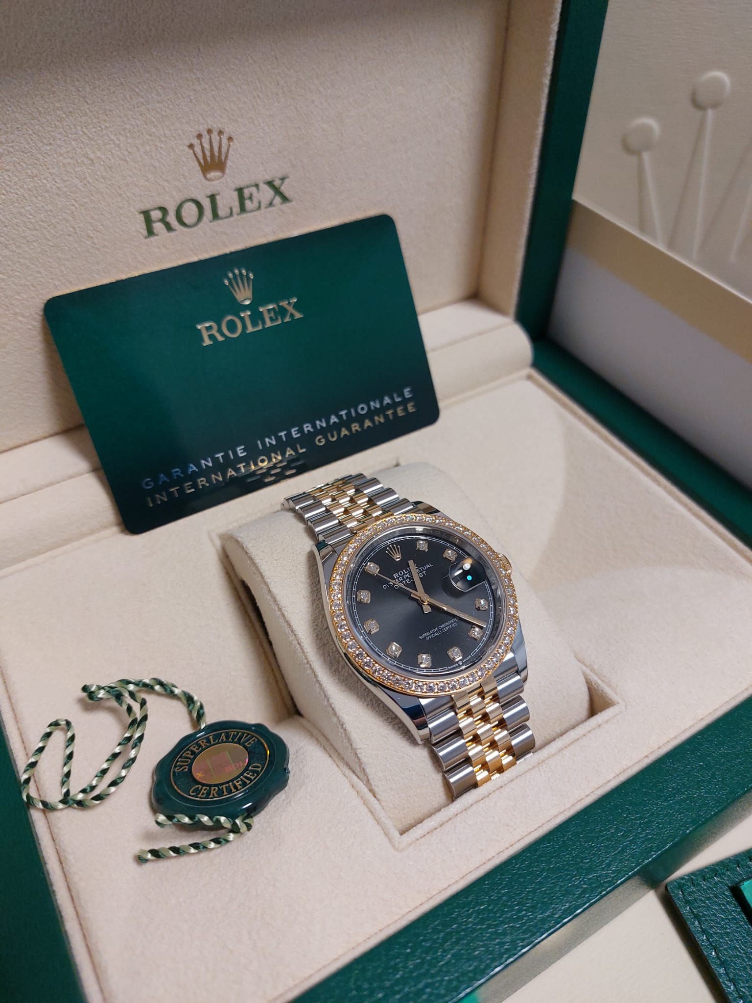 Rolex Datejust 36 126283RBR G Schwarzes Jubiläum 2025