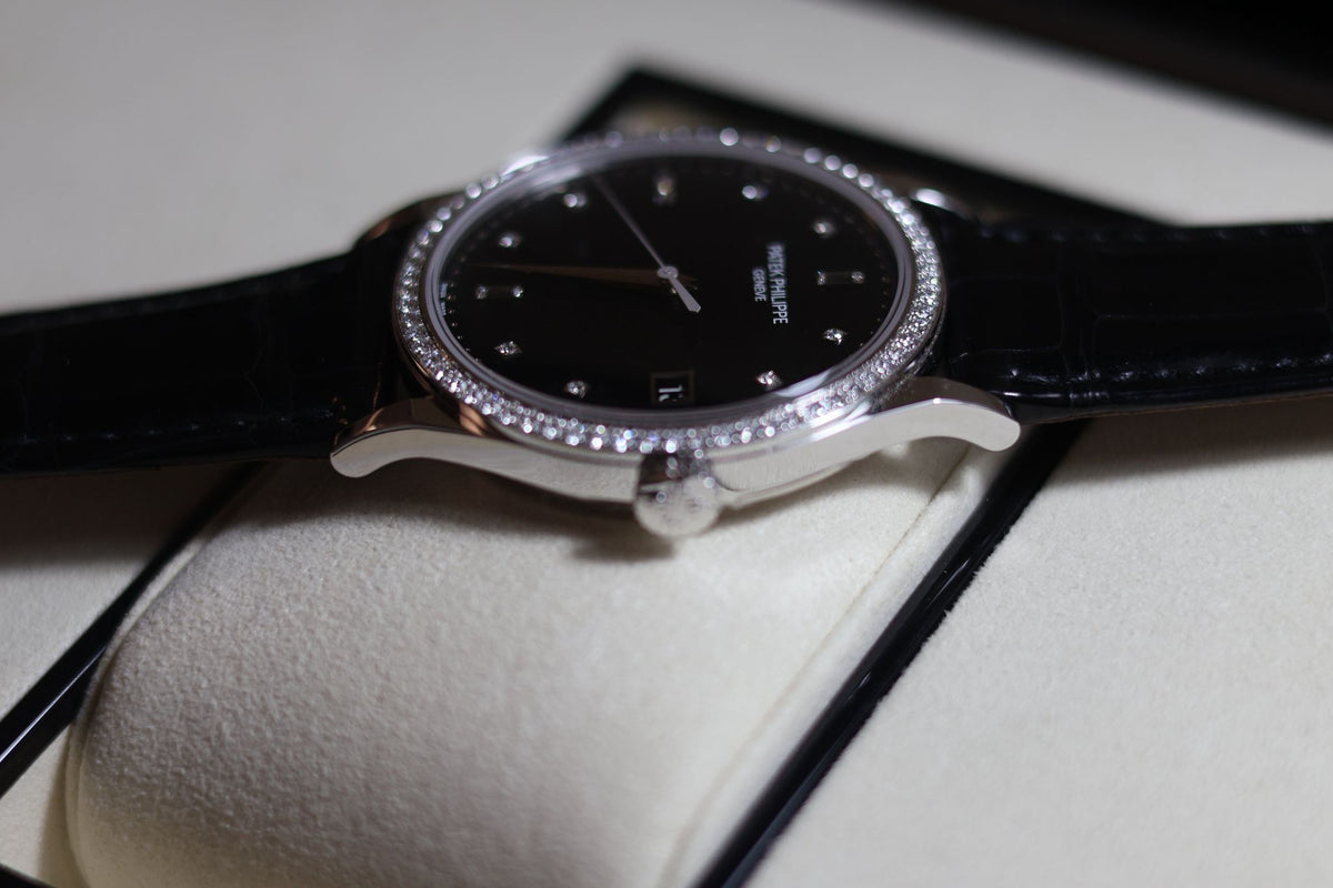 Patek Philippe Calatrava 5297G‑001 Diamond Bezel White‑Gold 38 MM 2020