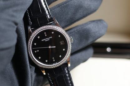 Patek Philippe Calatrava 5297G‑001 Diamond Bezel White‑Gold 38 MM 2020