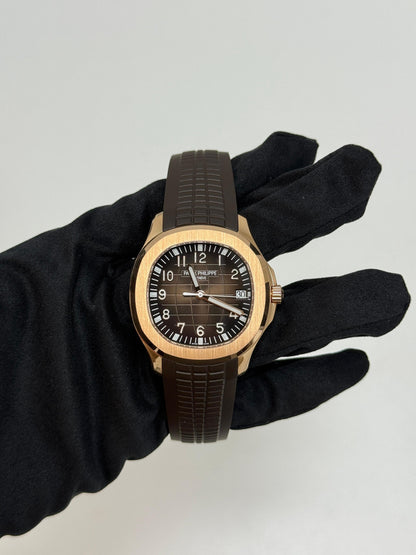 Patek Philippe Aquanaut 5167R-001 Rose Gold Brown Dial