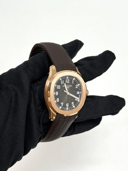 Patek Philippe Aquanaut 5167R-001 Rose Gold Brown Dial