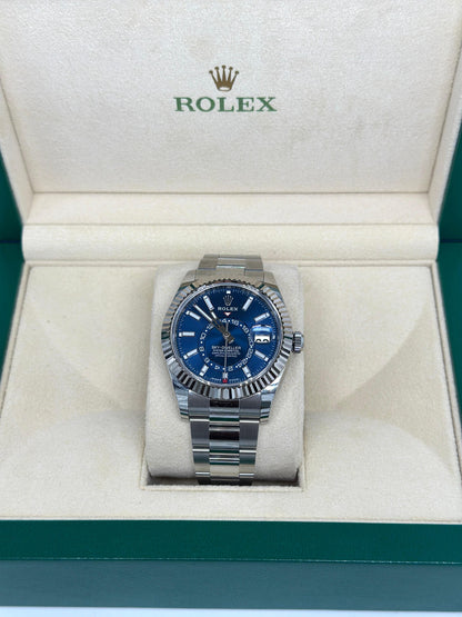 Rolex Sky-Dweller 42 mm 336934 Blaue Auster 2023