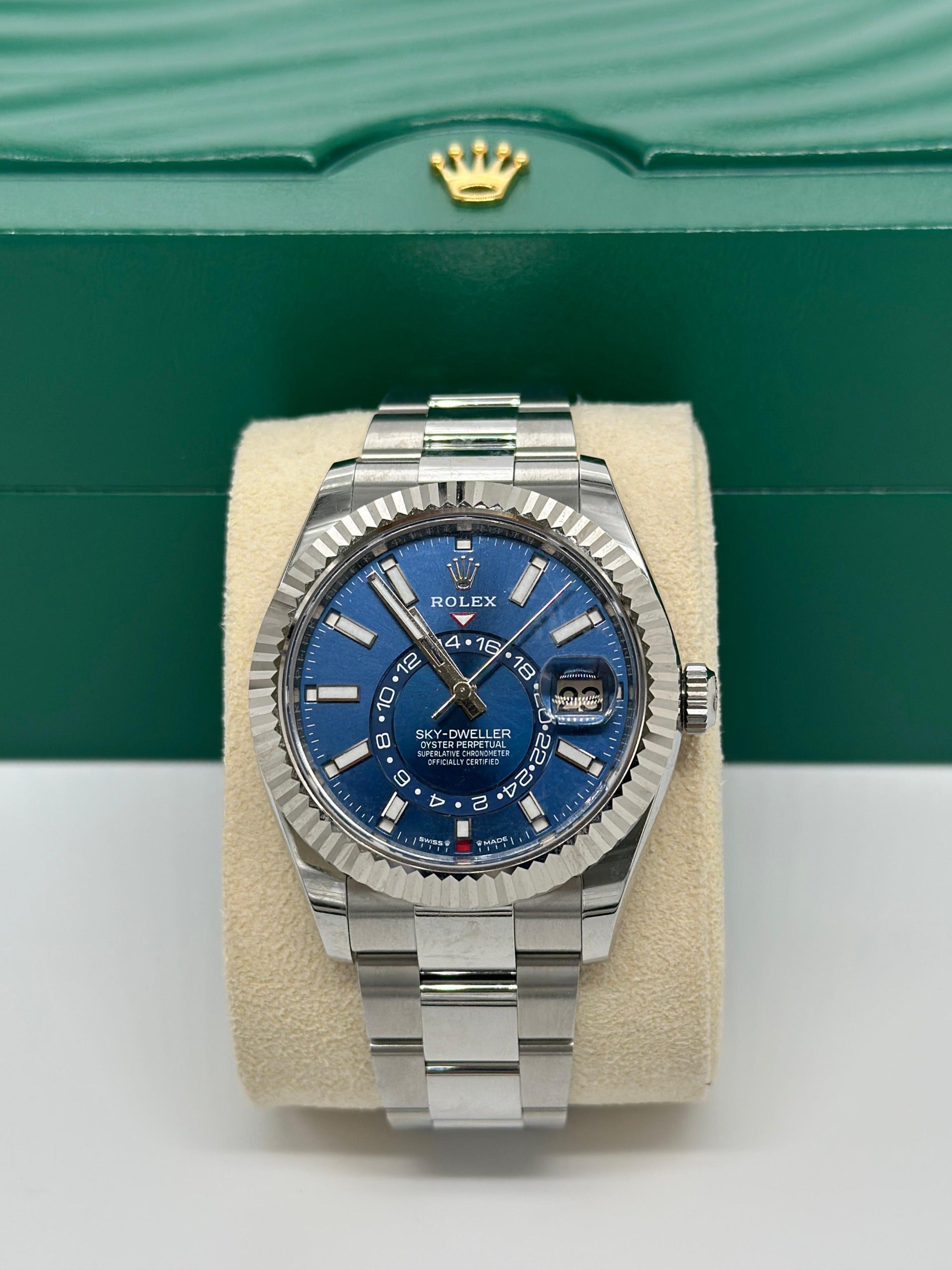 Rolex Sky-Dweller 42 mm 336934 Blaue Auster 2023