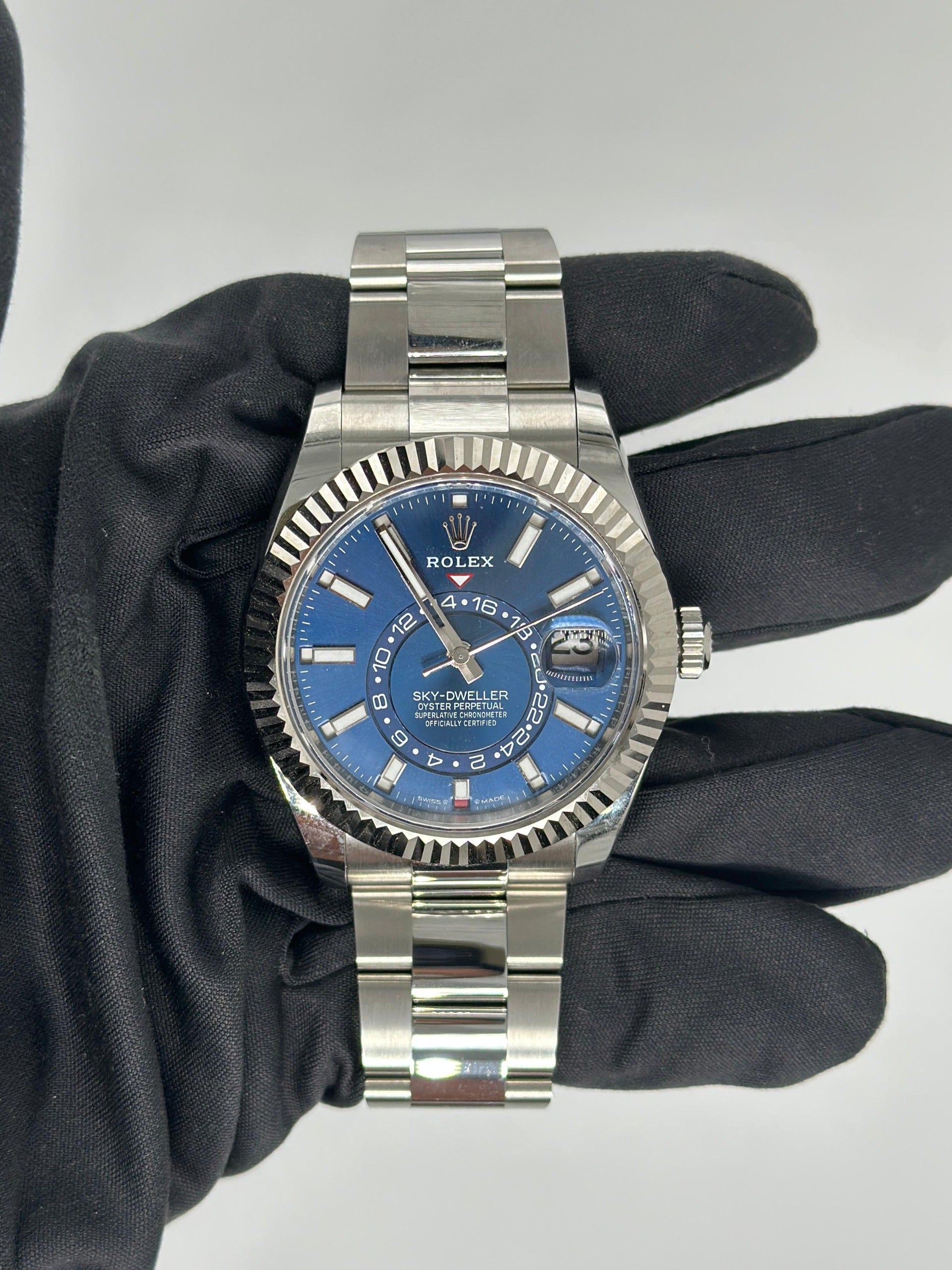 Rolex Sky-Dweller 42 mm 336934 Blaue Auster 2023