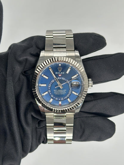 Rolex Sky-Dweller 42 mm 336934 Blaue Auster 2023