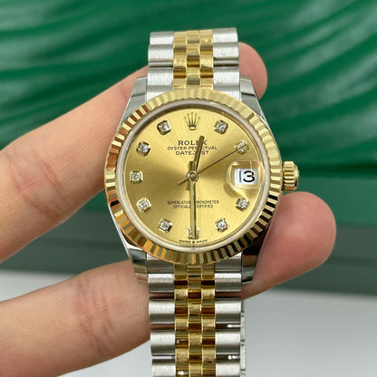 Rolex Datejust 31 278273G Champagne Jubilee 2026